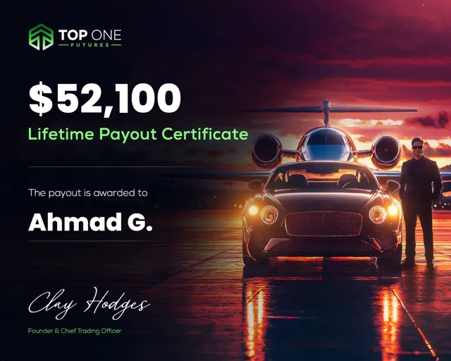 Ahmad G. lifetime payout certificate, $52,100